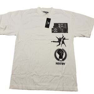 HSTRY by Nas Juneteenth Celebration Tee White Small NWT Hip Hop Streetwear 754